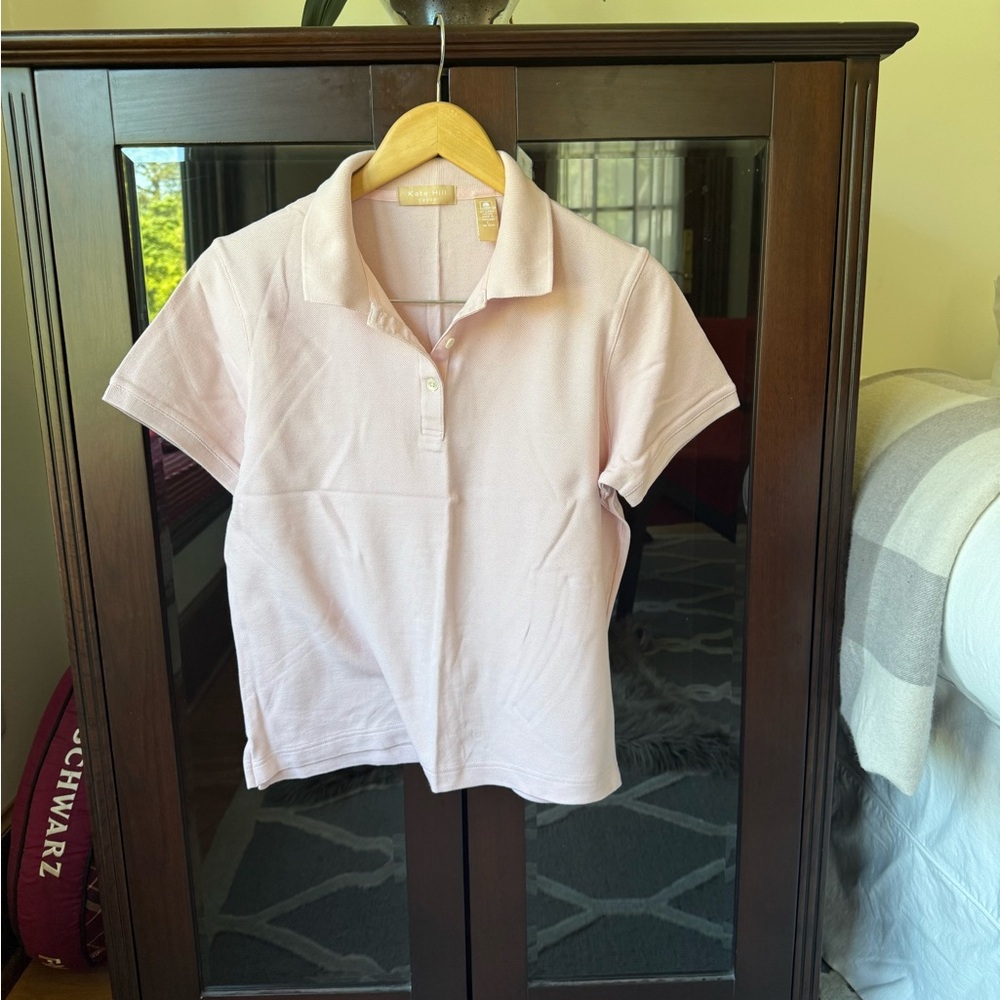 Kate Hill Pale Pink Polo Shirt
